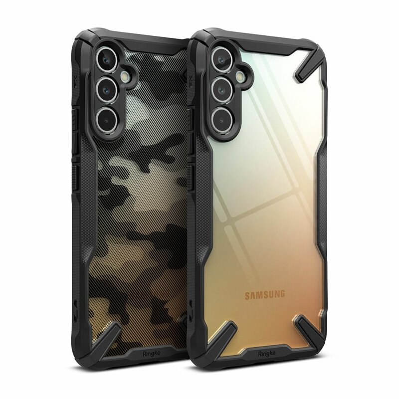 Husa Samsung Galaxy A34 5G Ringke Fusion X Design, camo black