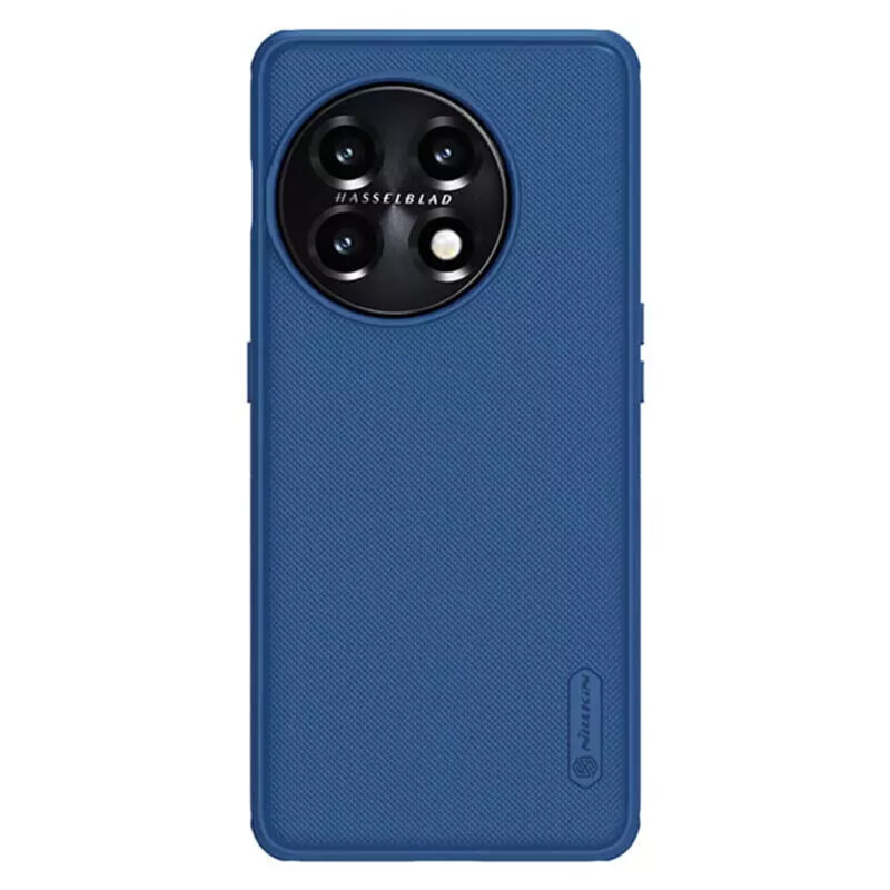Husa OnePlus 11 Nillkin Super Frosted Shield, albastru