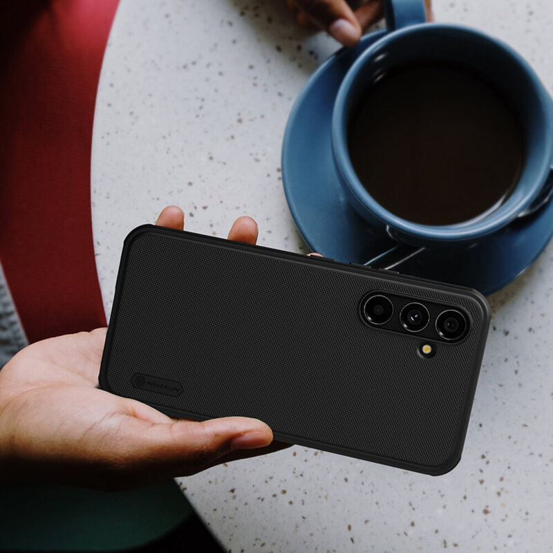 Husa Samsung Galaxy A54 Nillkin Super Frosted Shield, negru