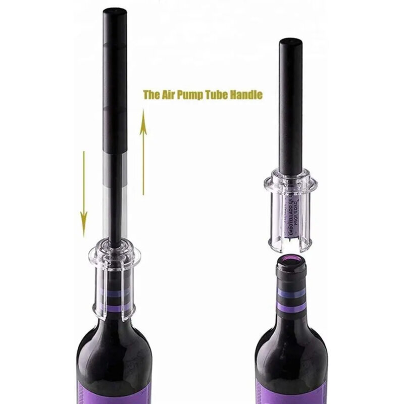 Tirbuson cu pompa de aer pentru sticla vin Techsuit, CP01C