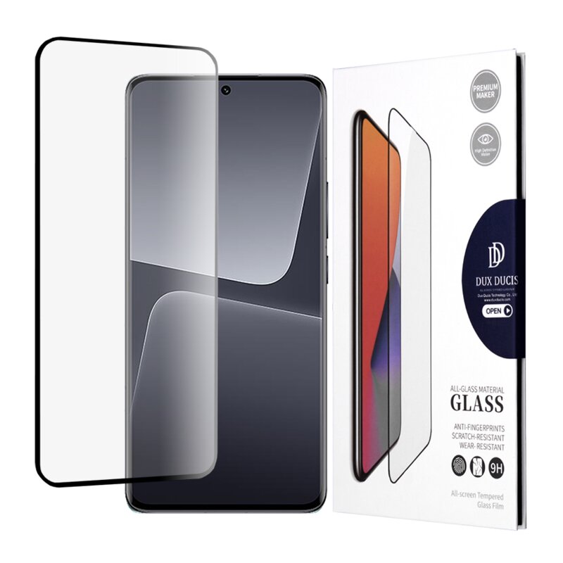 Folie sticla Xiaomi 13 Pro Dux Ducis Tempered Glass, negru