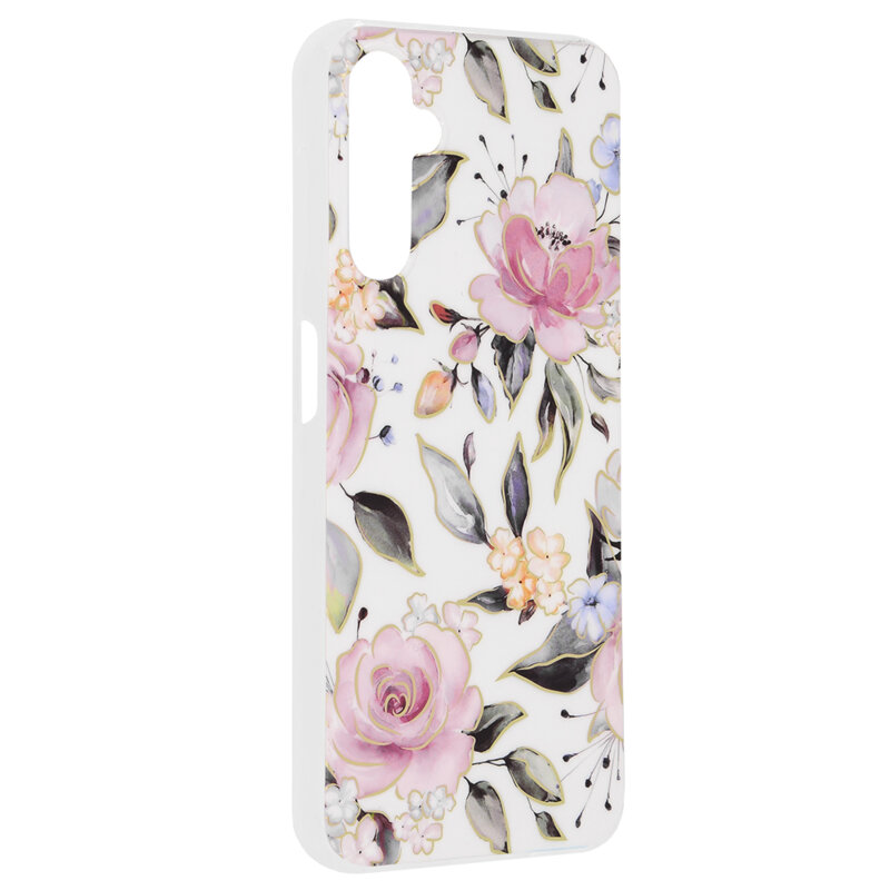 Husa Samsung Galaxy A14 5G Techsuit Marble, Chloe White