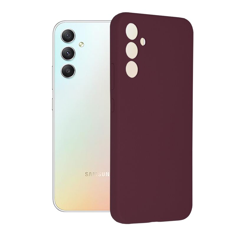 Husa Samsung Galaxy A34 5G Techsuit Soft Edge Silicone, violet