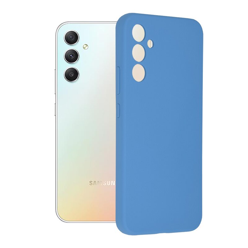 Husa Samsung Galaxy A34 5G Techsuit Soft Edge Silicone, albastru