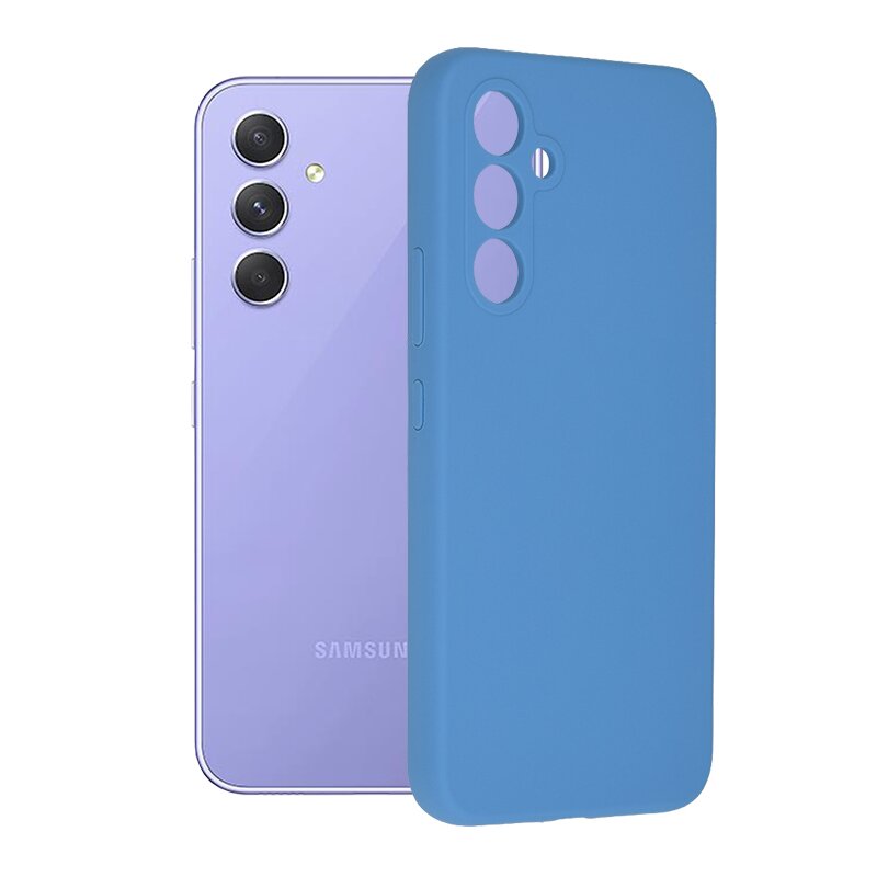Husa Samsung Galaxy A54 Techsuit Soft Edge Silicone, albastru