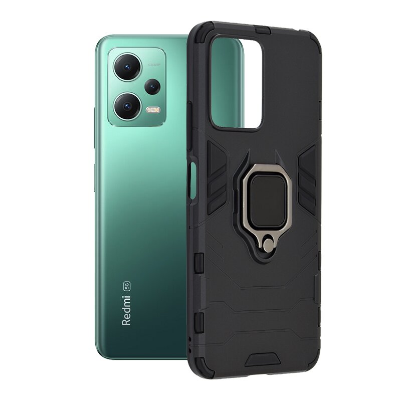 Husa Xiaomi Redmi Note 12 5G Techsuit Silicone Shield, negru