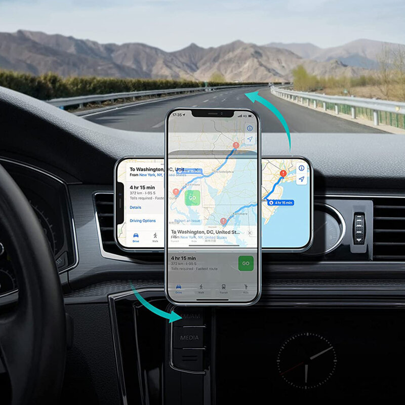 Suport auto cu incarcator wireless MagSafe ESR HaloLock Shift