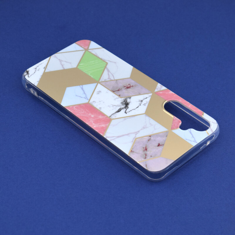 Husa Samsung Galaxy A34 5G Techsuit Marble, Purple Hex