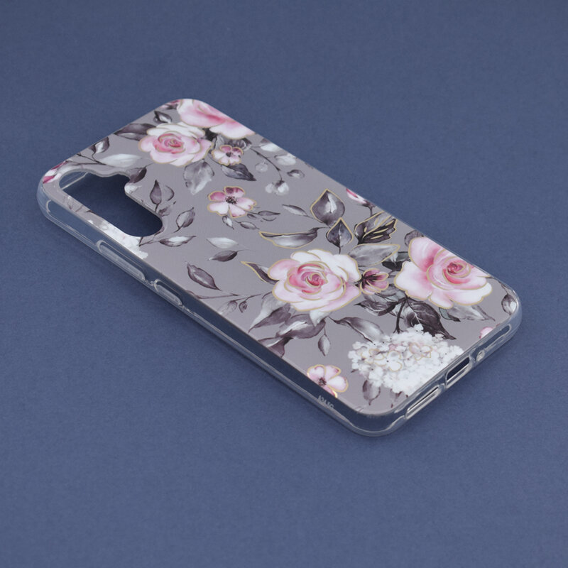 Husa Samsung Galaxy A34 5G Techsuit Marble, Bloom of Ruth Gray
