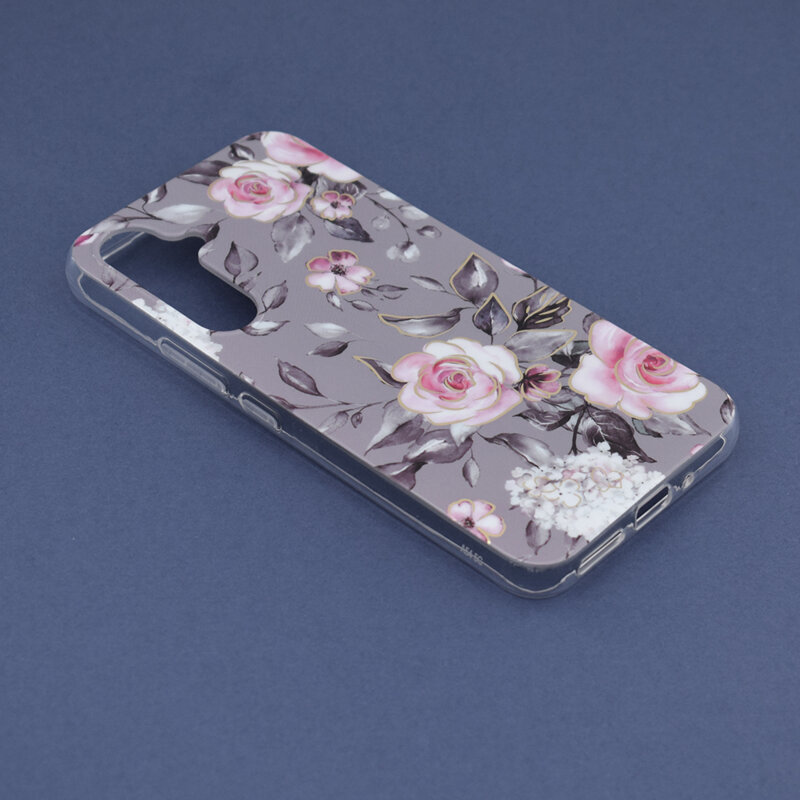 Husa Samsung Galaxy A54 Techsuit Marble, Bloom of Ruth Gray