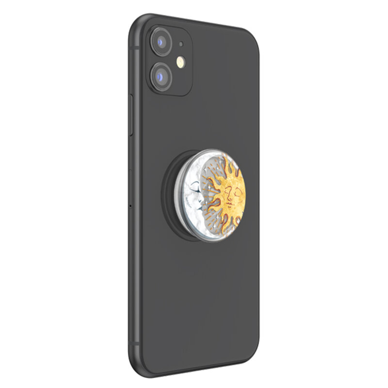 Popsockets original, suport cu functii multiple, PlantCore Translucent Sun And Moon