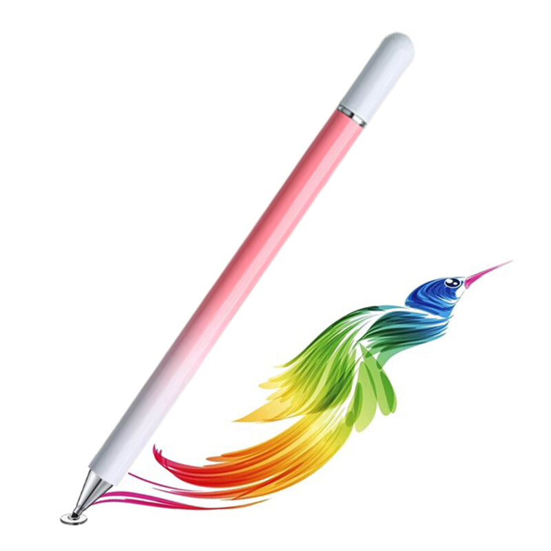 Stylus pen universal, creion touchscreen Techsuit JC04, roz