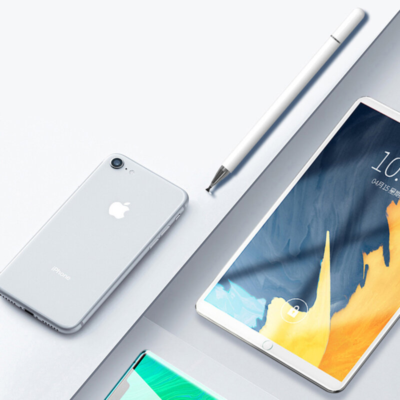 Stylus pen universal, creion touchscreen Techsuit JC04, roz