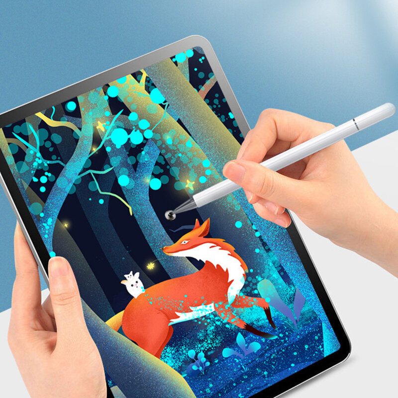 Stylus pen universal, creion touchscreen Techsuit JC04, albastru