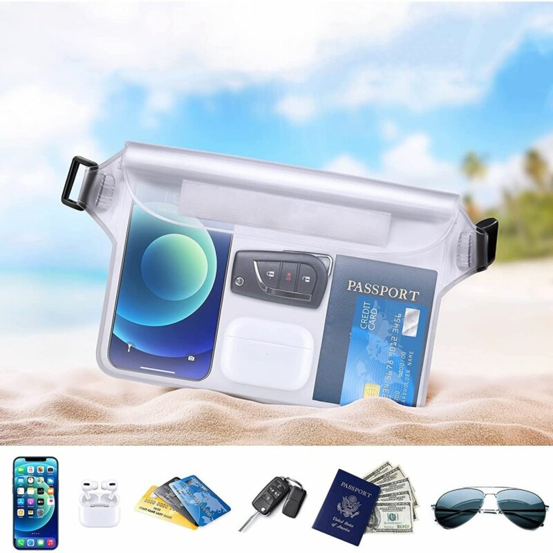 Geanta impermeabila universala Techsuit Pouch, negru
