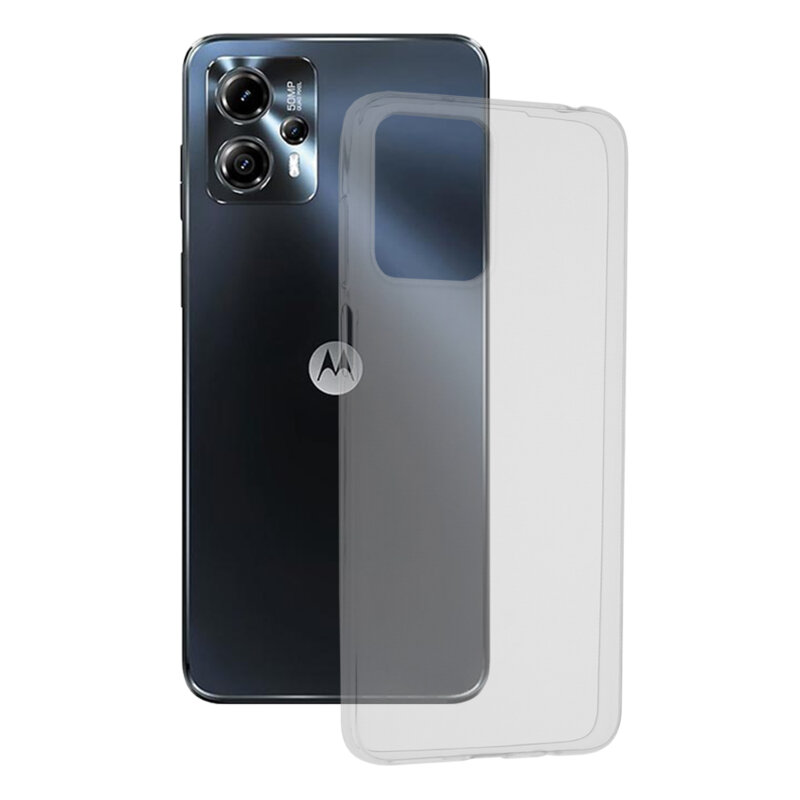 Husa Motorola Moto G13 Techsuit Clear Silicone, transparenta - CatMobile