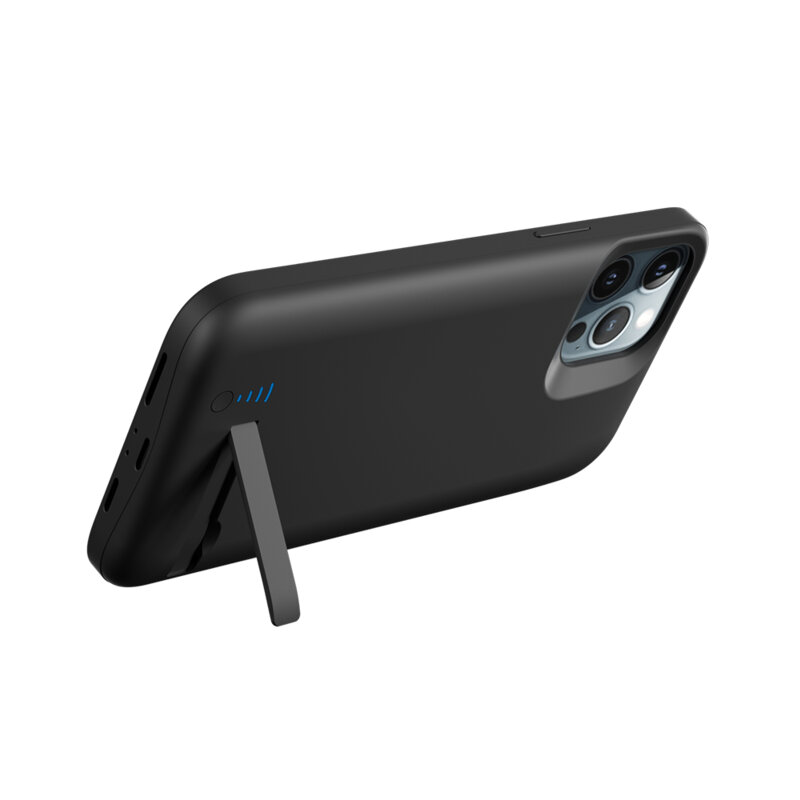 Husa cu baterie iPhone 13 / 14 Techsuit Power Pro, 5000mAh, negru