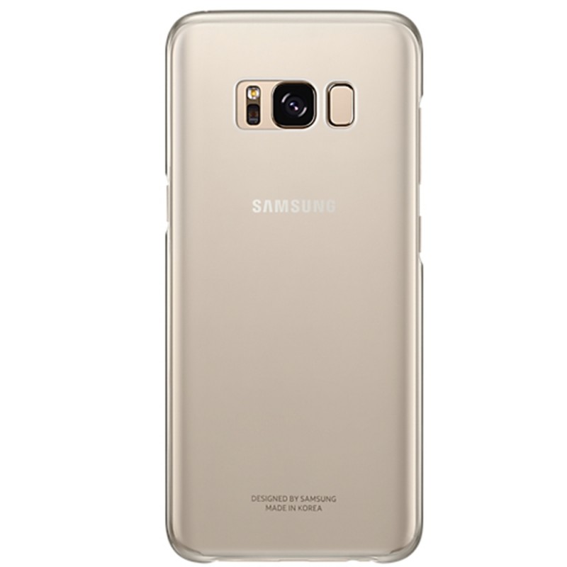 Husa Originala Samsung Galaxy S8 Clear Cover - Gold