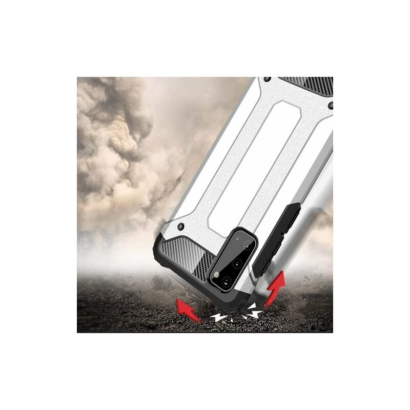 Husa Samsung Galaxy S20 5G Techsuit Hybrid Armor, negru