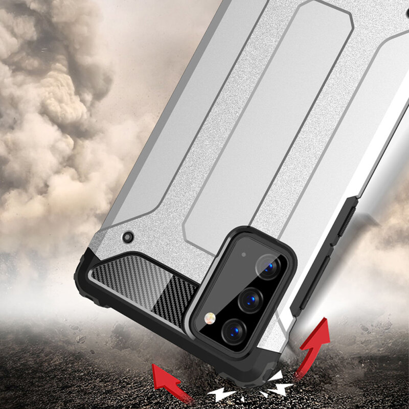 Husa Samsung Galaxy Note 20 5G Techsuit Hybrid Armor, negru