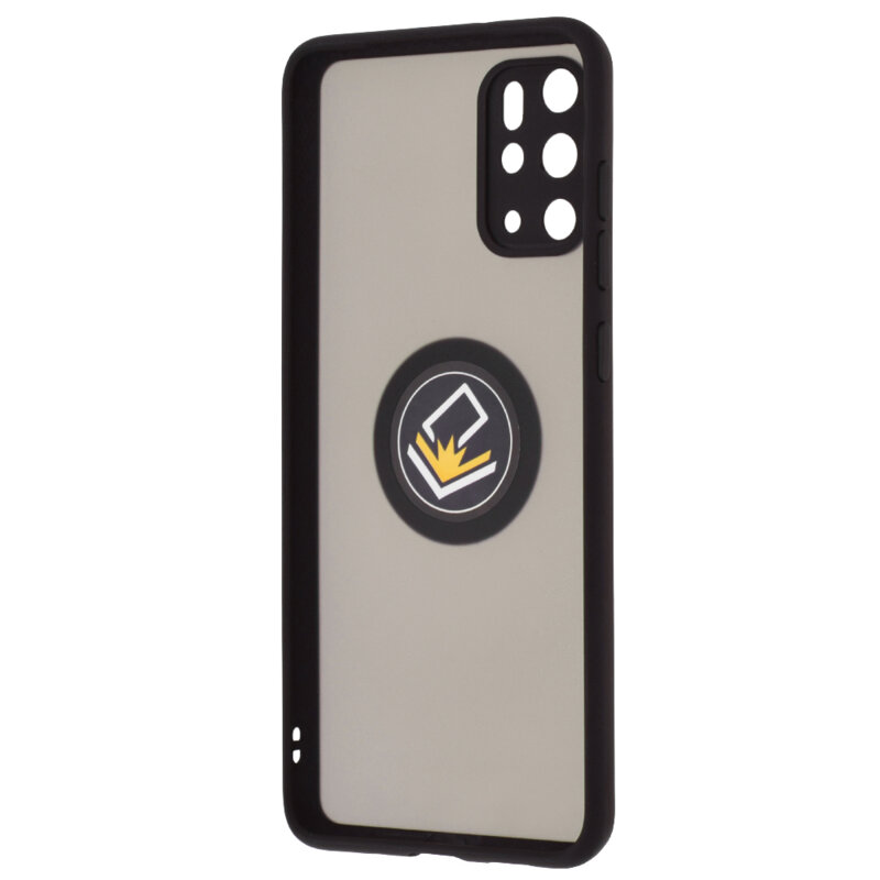 Husa Samsung Galaxy S20 Plus 5G Techsuit Glinth Cu Inel Suport Stand Magnetic - Negru