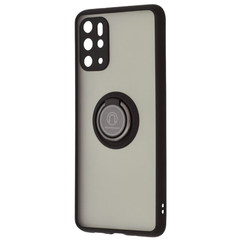 Husa Samsung Galaxy S20 Plus 5G Techsuit Glinth Cu Inel Suport Stand Magnetic - Negru