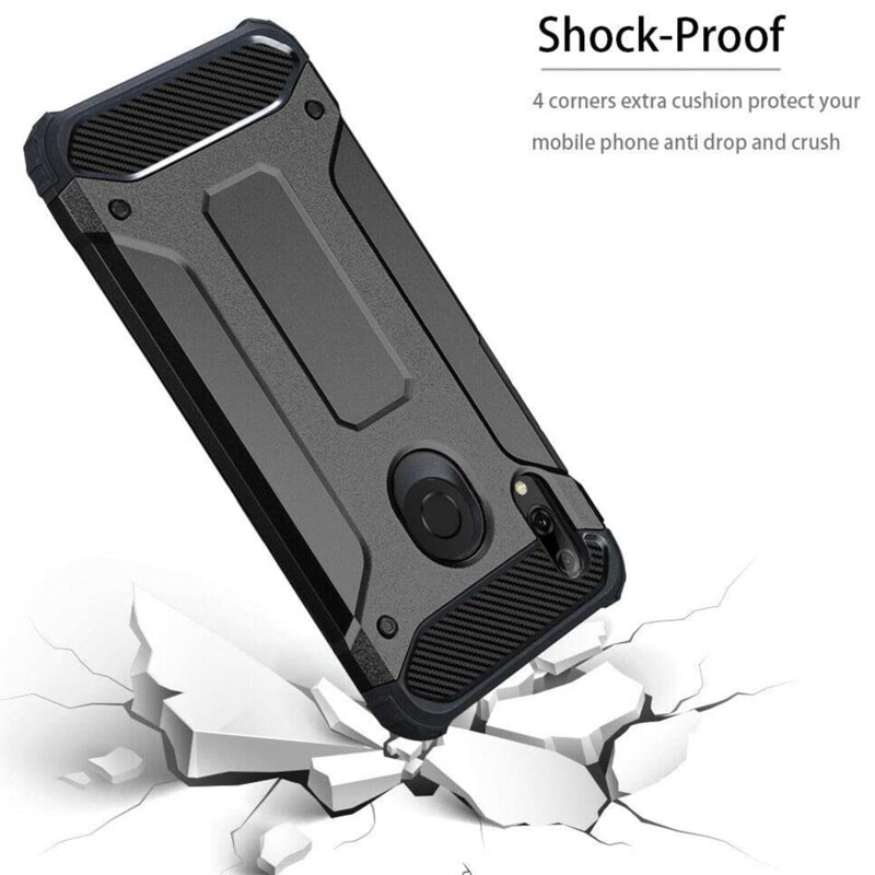 Husa Huawei P Smart 2019 Techsuit Hybrid Armor, negru