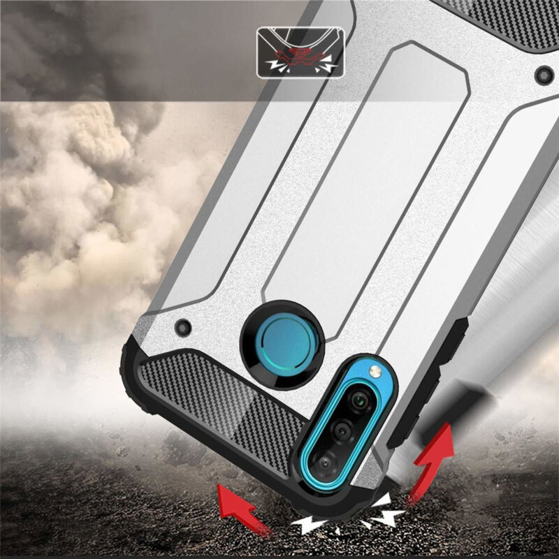 Husa Huawei P30 Lite 2020 Techsuit Hybrid Armor, negru