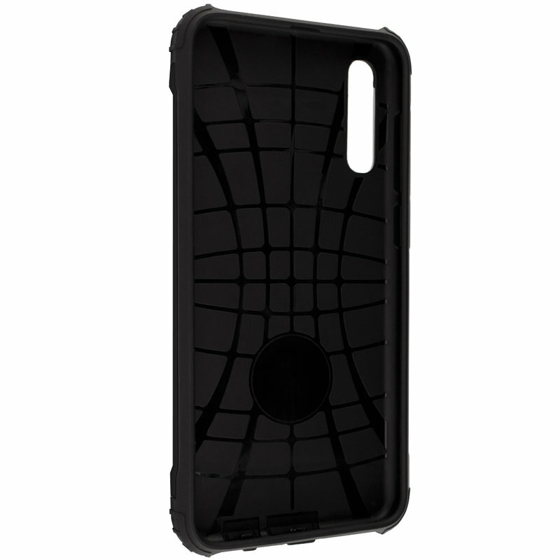 Husa Samsung Galaxy A70s Techsuit Hybrid Armor, negru