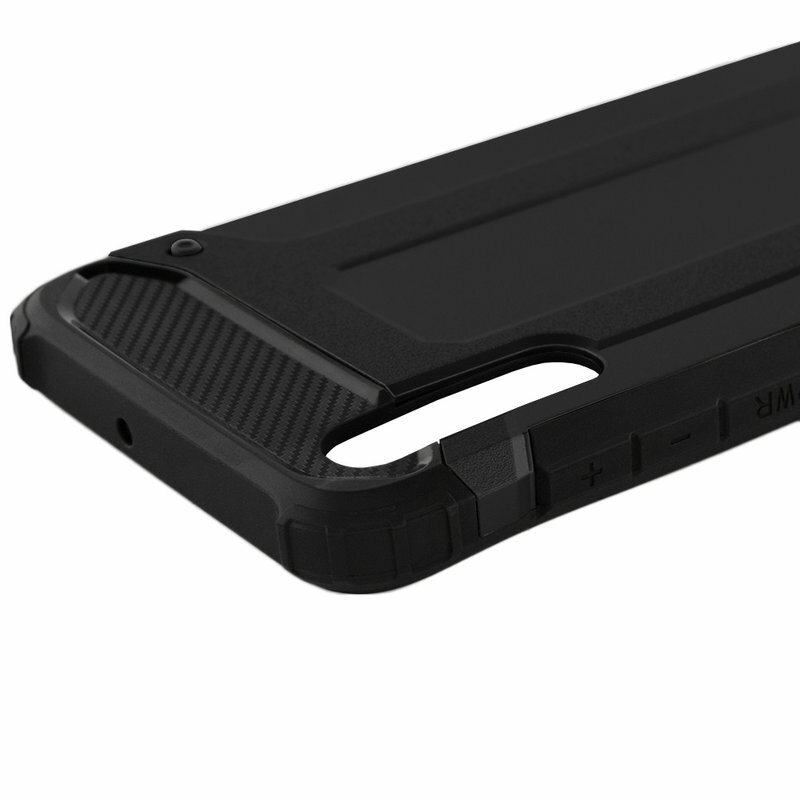 Husa Samsung Galaxy A70s Techsuit Hybrid Armor, negru