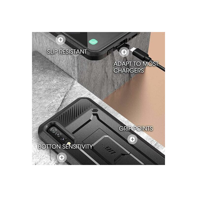 Husa Samsung Galaxy A50s Supcase Unicorn Beetle Pro, negru