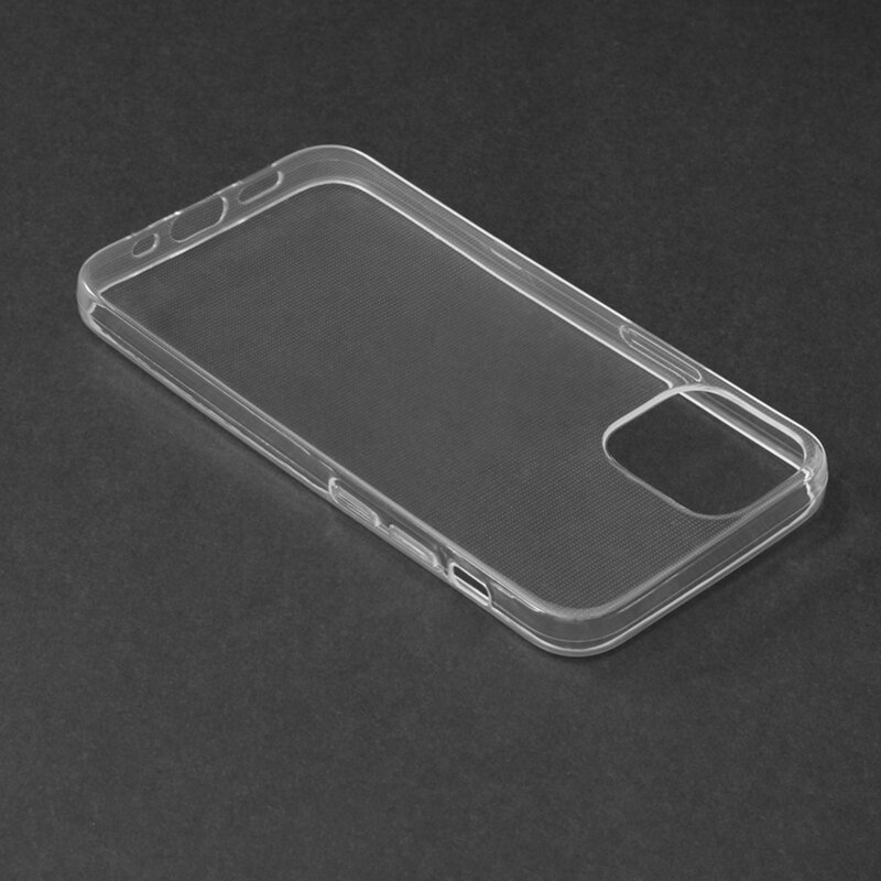 Husa iPhone 12 Pro Techsuit Clear Silicone, transparenta