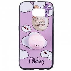 Husa Anti-Stres Samsung Galaxy S7 3D Bubble - Easter Rabbit
