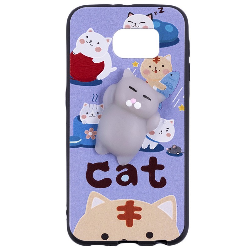 Husa Anti-Stres Samsung Galaxy S7 3D Bubble - Cats