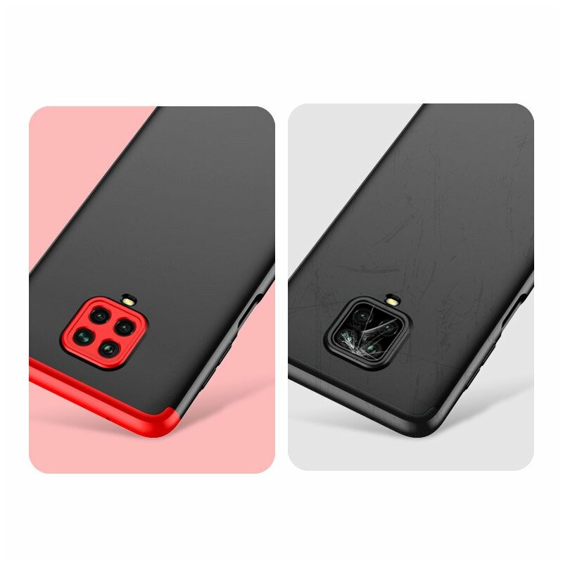 [Pachet 360°] Husa + Folie Xiaomi Redmi Note 9 Pro Max GKK Original - Negru