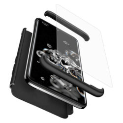 [Pachet 360°] Husa + Folie Samsung Galaxy S20 Ultra 5G GKK Original - Negru