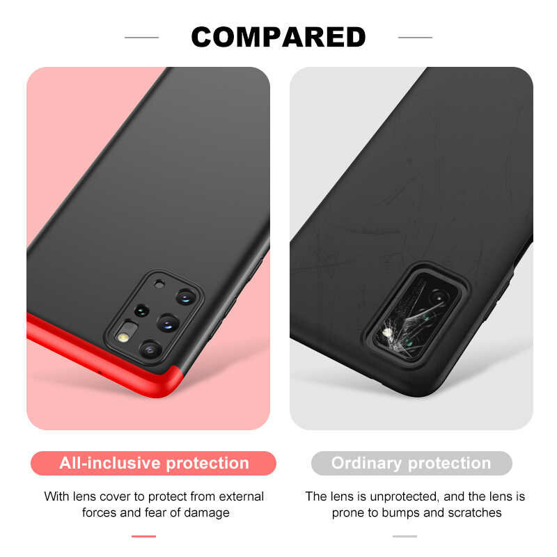 [Pachet 360°] Husa + Folie Samsung Galaxy S20 Plus 5G GKK Original - Negru