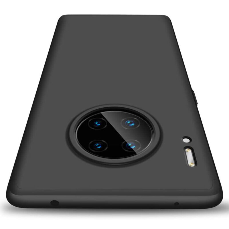 [Pachet 360°] Husa + Folie Huawei Mate 30 Pro 5G GKK Original - Negru