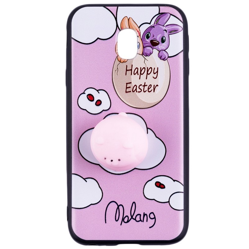 Husa Anti-Stres Samsung Galaxy J7 2017 J730 3D Bubble - Easter Rabbit