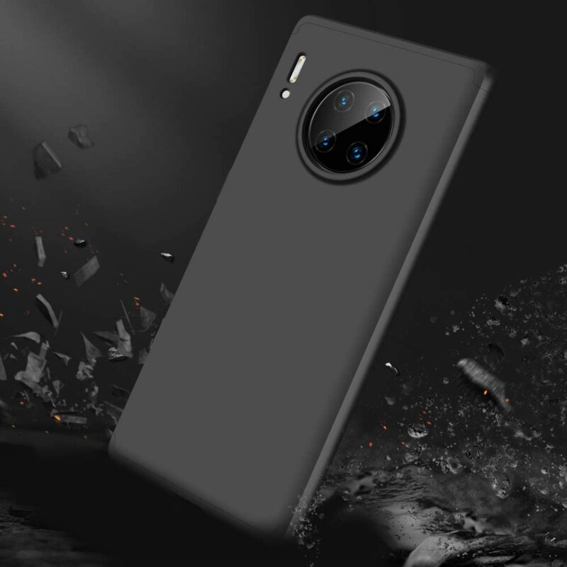[Pachet 360°] Husa + Folie Huawei Mate 30 Pro 5G GKK Original - Negru