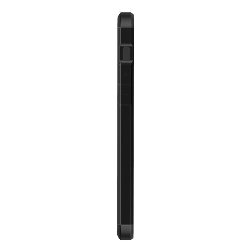 Husa iPhone 12 Pro Techsuit CarbonFuse transparenta, negru