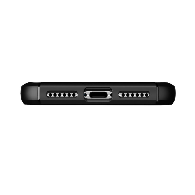Husa iPhone XS Techsuit CarbonFuse transparenta, negru