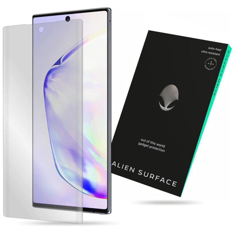Folie Regenerabila Samsung Galaxy Note 10 Plus 5G Alien Surface Case Friendly - Clear
