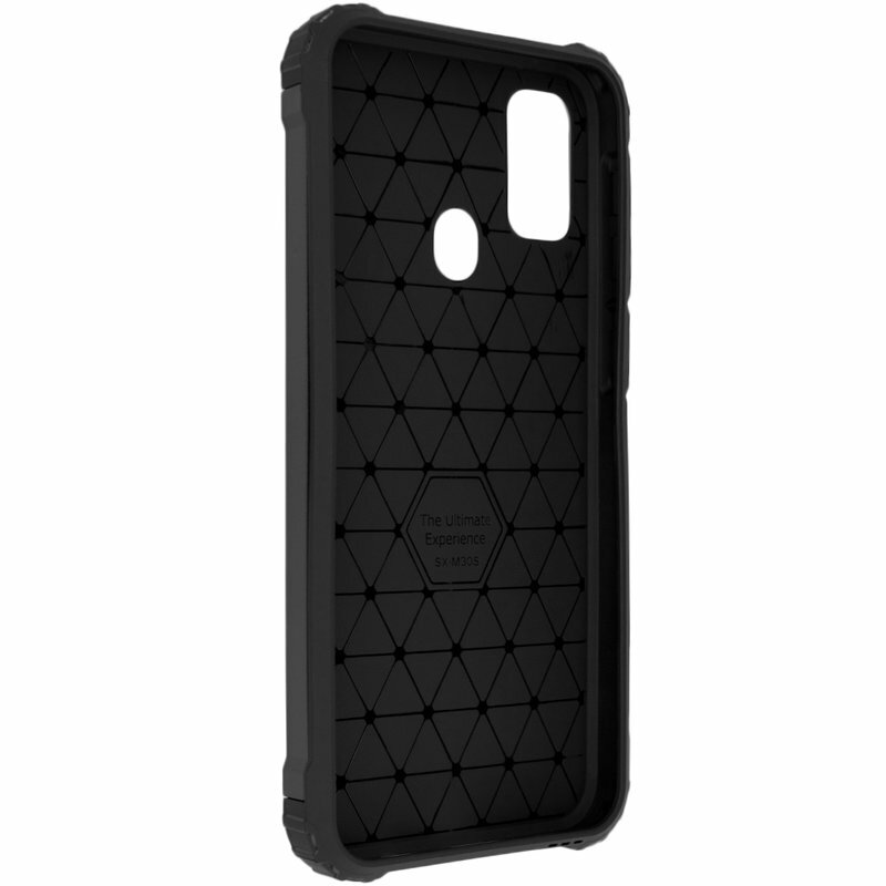 Husa Samsung Galaxy M21 Techsuit Hybrid Armor, negru