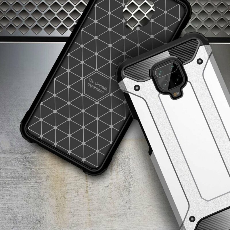 Husa Xiaomi Redmi Note 9S Techsuit Hybrid Armor, negru