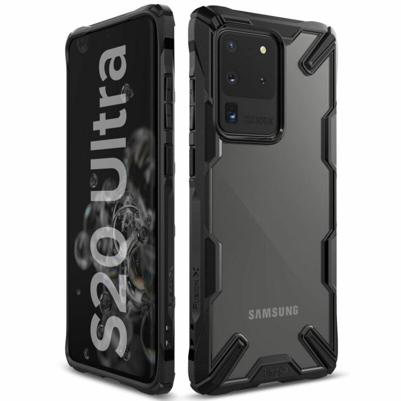 Husa Samsung Galaxy S20 Ultra 5G Ringke Fusion X - Black