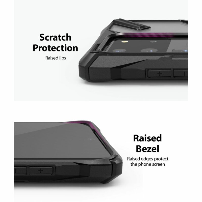 Husa Samsung Galaxy S20 Ultra 5G Ringke Fusion X - Black