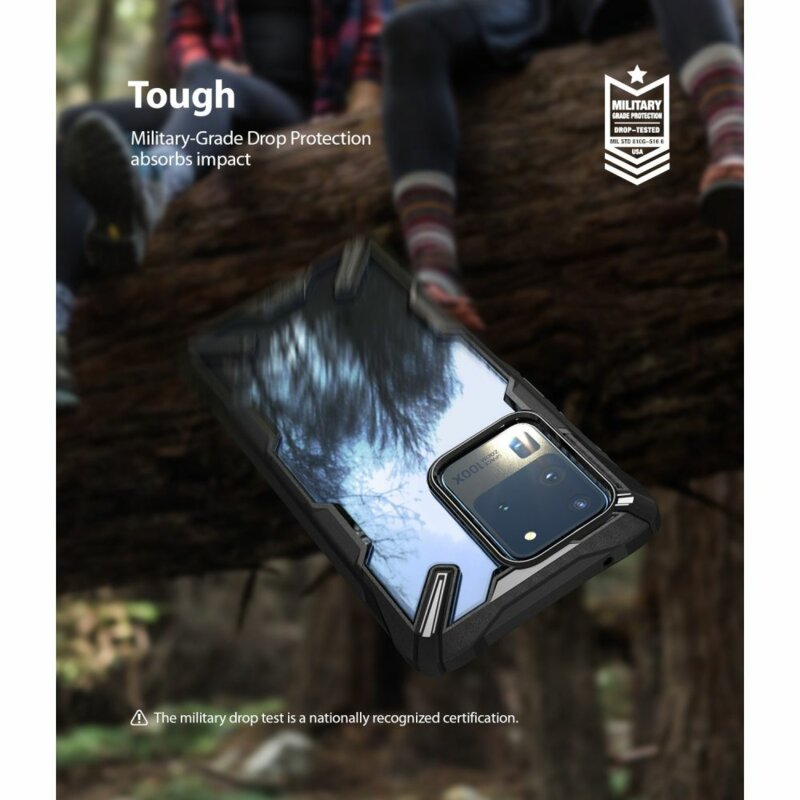 Husa Samsung Galaxy S20 Ultra 5G Ringke Fusion X - Black