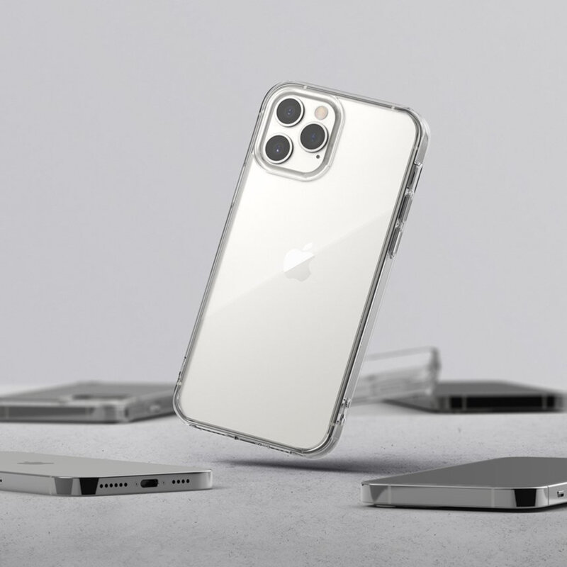 Husa iPhone 12 Pro Ringke Fusion, transparenta