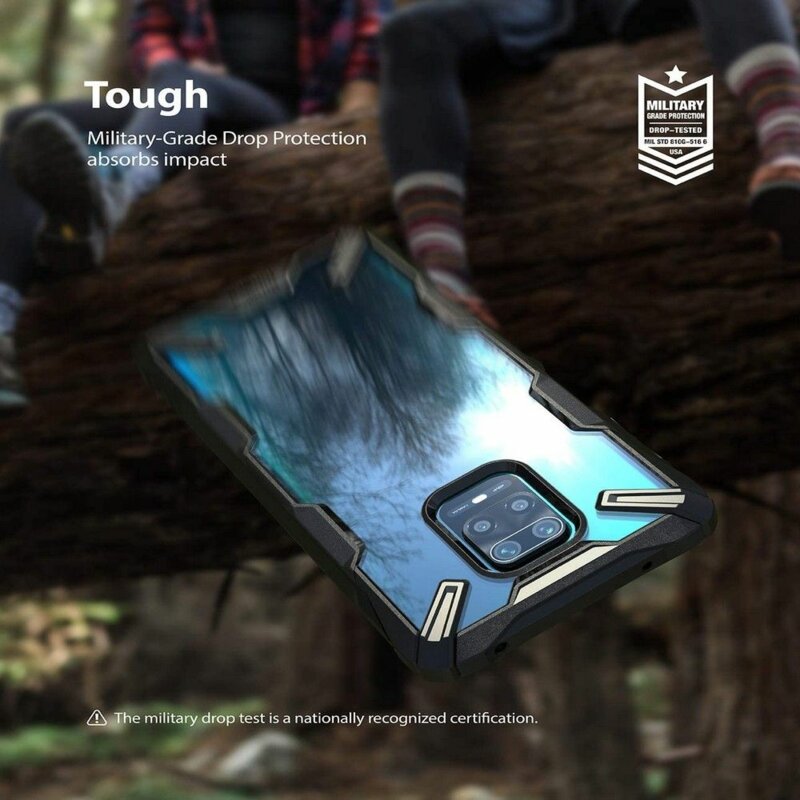 Husa Xiaomi Redmi Note 9S Ringke Fusion X - Black